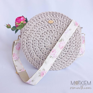 Torebka ze sznurka bawełnianego 25cm.