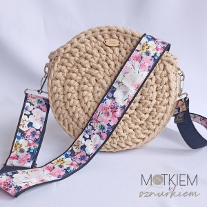 Torebka ze sznurka bawełnianego 25cm WIELE KOLORÓW