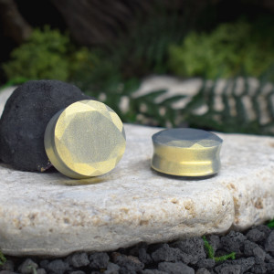 Tunele do uszu 10-25mm fasetowane, żywica #163-167