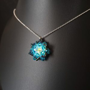 Turkusowy Naszyjnik "Crystal Zircon"