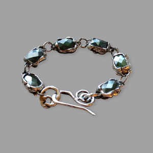 Unikatowa bransoletka z nefrytów " Tiffany"