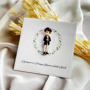 urocze zaproszenie na Komunię dla chłopca hit 2025