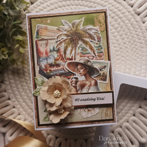 Urodziny, kartka urodzinowa w pudełku personalizowana podróże, u159