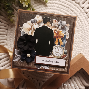 Urodziny mężczyzny, kartka w pudełku personalizowana, u123