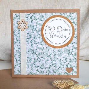 W dniu urodzin - kartka