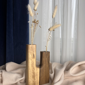 Wazon drewniany - orzech włoski - nr 2