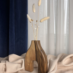 Wazon drewniany - orzech włoski - nr 3