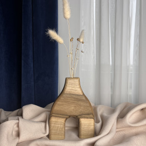 Wazon drewniany - orzech włoski - nr 4