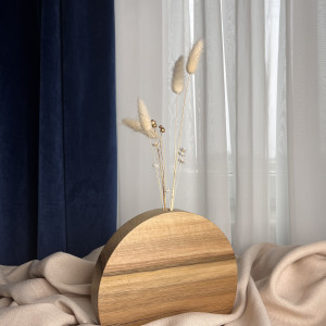 Wazon drewniany - orzech włoski - nr 7