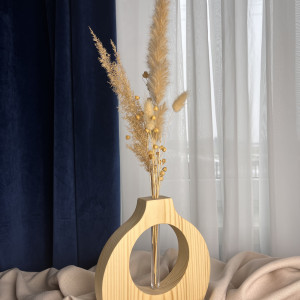 Wazon drewniany - świerk - nr 6