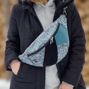 welurowa damska nerka XXL