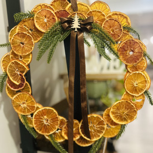 Wianek z pomarańczami