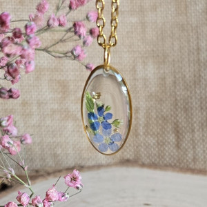 Wieczne kwiaty prawdziwe niezapominajki