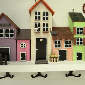 Wieszak domki pasteLOVE