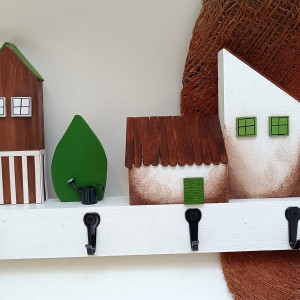 Wieszak na klucze konewka