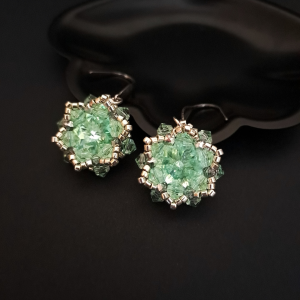 Wiszące Kolczyki "Chrysolite Maxima"