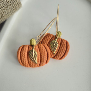 Wiszące kolczyki dynie