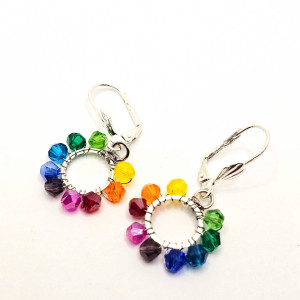 Wiszące kolczyki koła 11