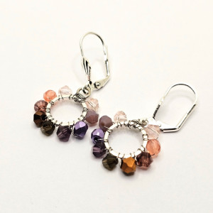 Wiszące kolczyki koła 13