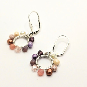 Wiszące kolczyki koła 16