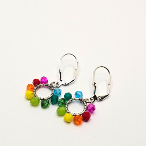 Wiszące kolczyki koła 17