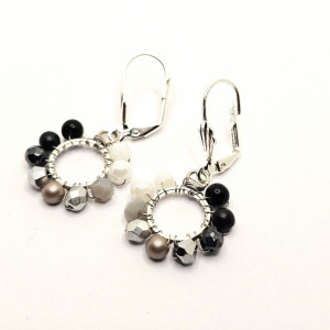 Wiszące kolczyki koła 9