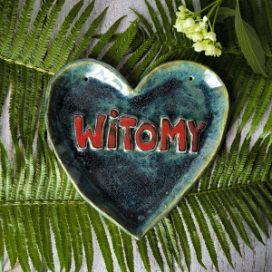 WITOMY, zawieszka serce XL