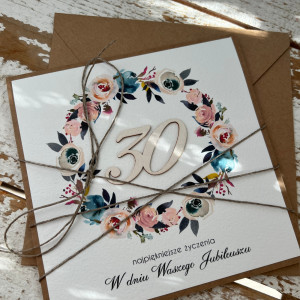 Wyjątkowa kartka na 30 rocznicę ślubu + życzenia 2