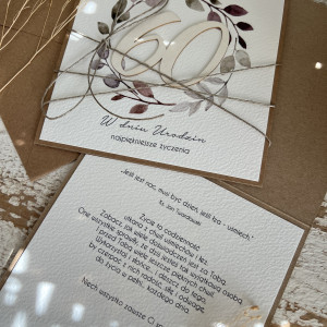 Wyjątkowa kartka prezent na 60 urodziny KU60-055