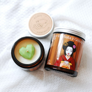 WYPRZEDAŻ HERBATA Z GEJSZĄ 160 ml Świeca sojowa