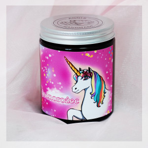 WYPRZEDAŻ JEDNOROŻEC 160 ml - Świeca sojowa