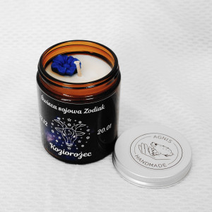 WYPRZEDAŻ ZODIAK 160 ml - Świeca sojowa ETYKIETA DO WYBORU