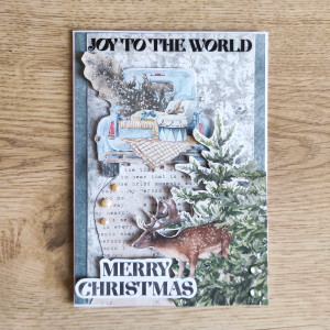 XMAS Kartka świąteczna "Wyprawa po choinkę" 2