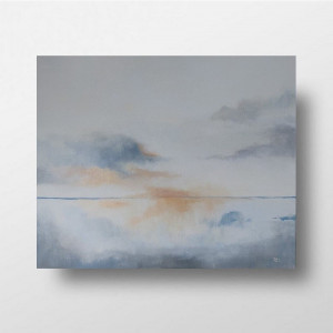Zachód słońca  -obraz akrylowy 60/50 cm