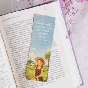 Zakładka do książki Ania z Zielonego Wzgórza | Prezent dla książkary