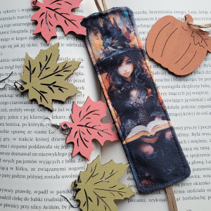 Zakładka do książki: jesienna czarownica