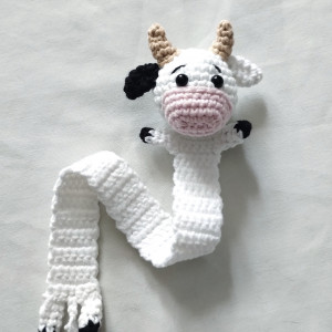 zakładka do książki krowa, krówka