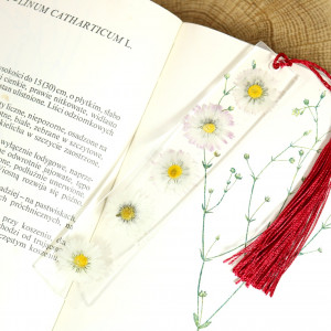 Zakładka do książki wiosenne kwiaty żywica stokrotka III