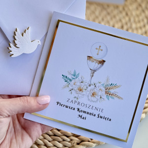 Zaproszenia komunijne wzór 06