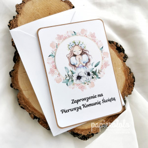 Zaproszenie komunijne nr 2