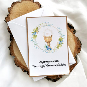 Zaproszenie komunijne nr 3