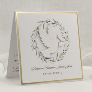 Zaproszenie komunijne z personalizacją, 38-A