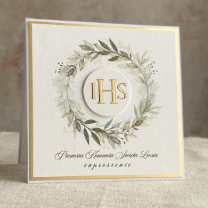 Zaproszenie komunijne z personalizacją 73