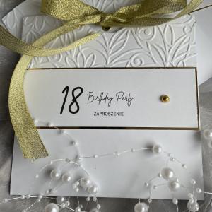 Zaproszenie na 18-tkę w kieszonce