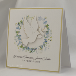 Zaproszenie na komunię, wzór 27