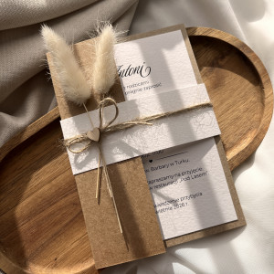 Zaproszenie na Pierwszą Komunię Świętą - Dmuszek