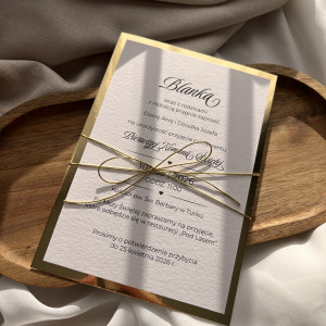 Zaproszenie na Pierwszą Komunię Świętą - Shine