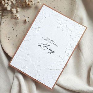 Zaproszenie na Pierwszą Komunię Świętą wzór 1