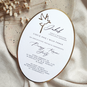 Zaproszenie na Pierwszą Komunię Świętą wzór 3