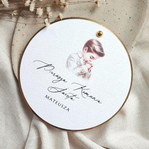 Zaproszenie na Pierwszą Komunię Świętą wzór 5